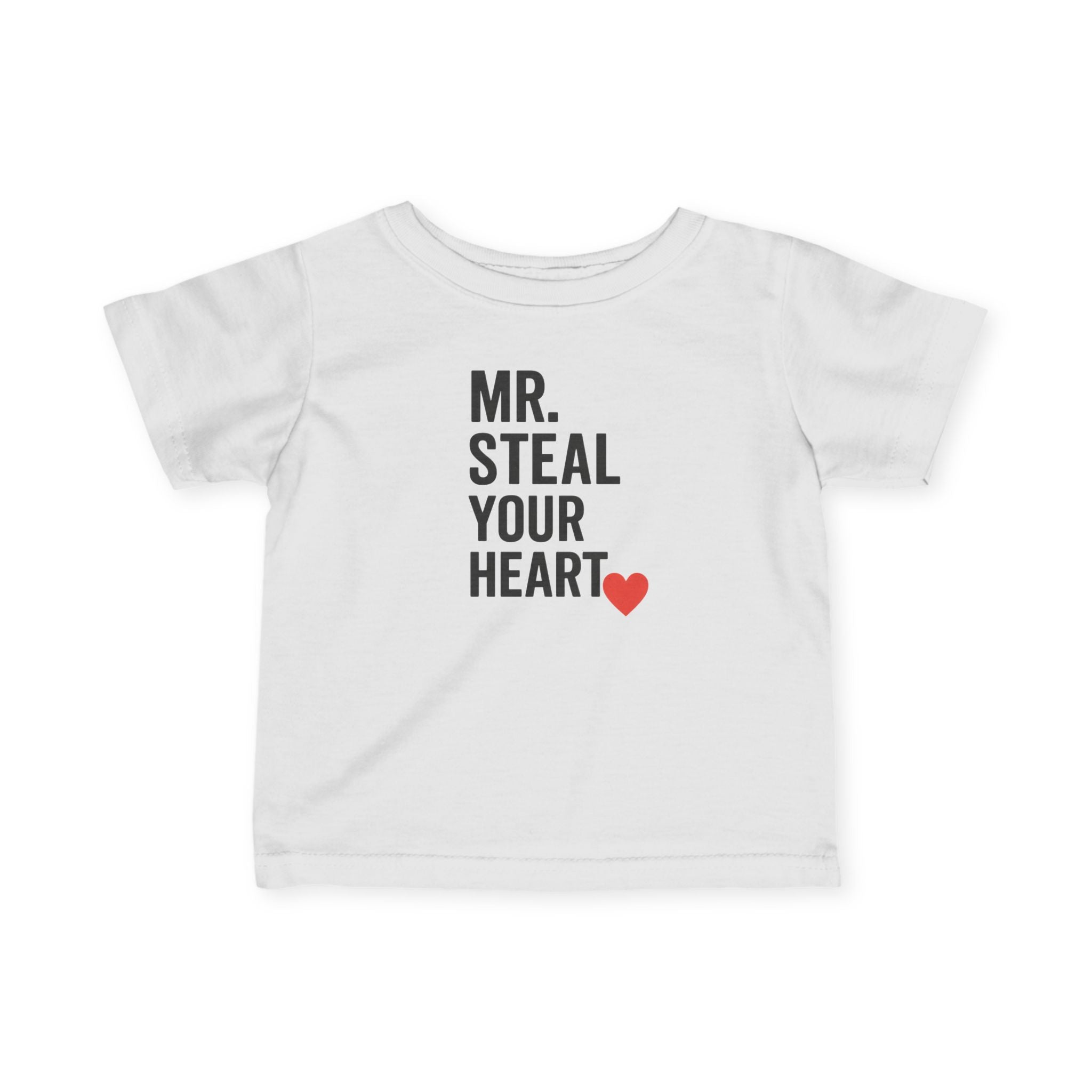 Mr. Steal Your Heart Infant Tee | Baby Valentine Shirt