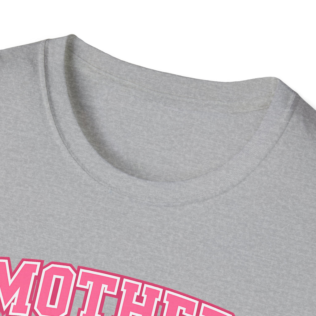 Motherhood Life T-Shirt — Pink Heart Graphic Mom Tee