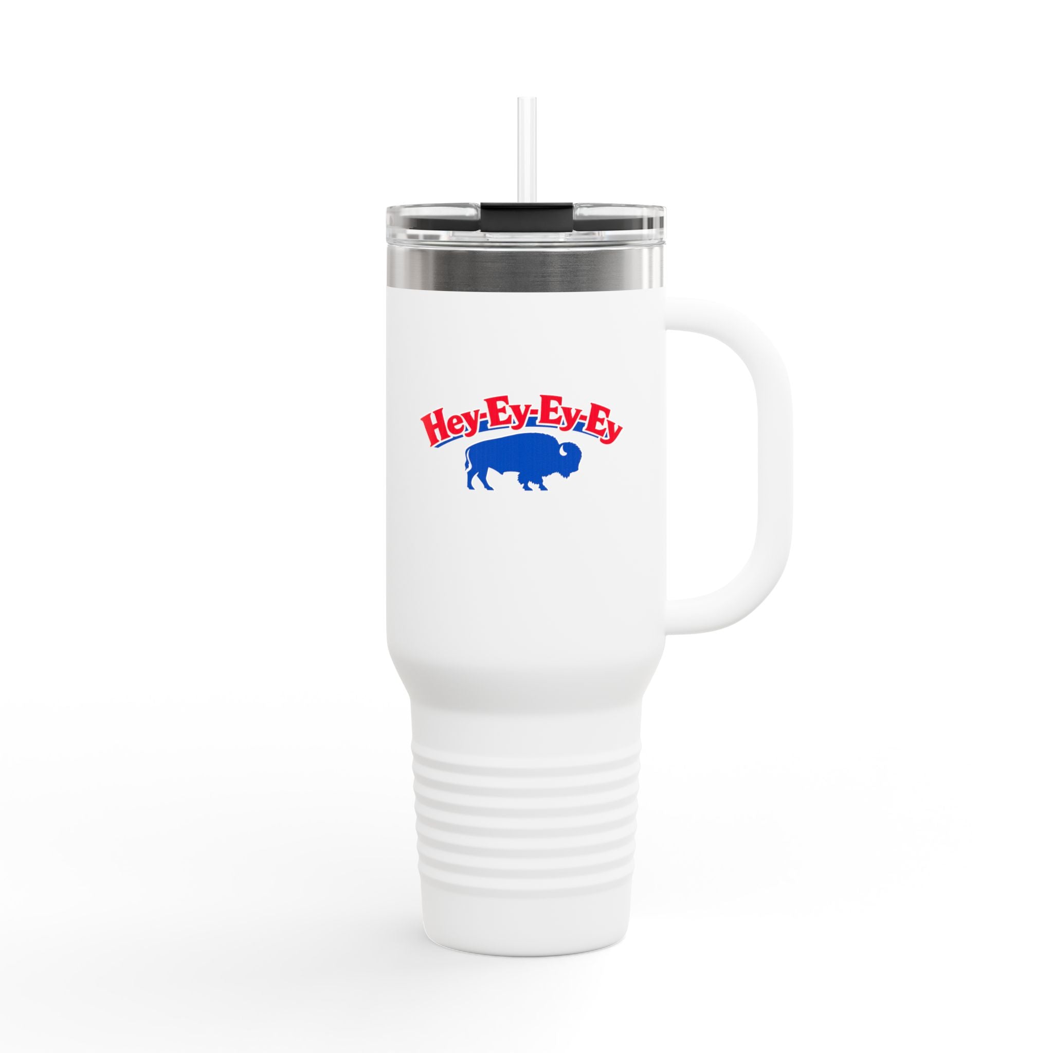 Hey-Ey-Ey-Ey Buffalo Logo Travel Mug | 40oz Insulated Tumbler