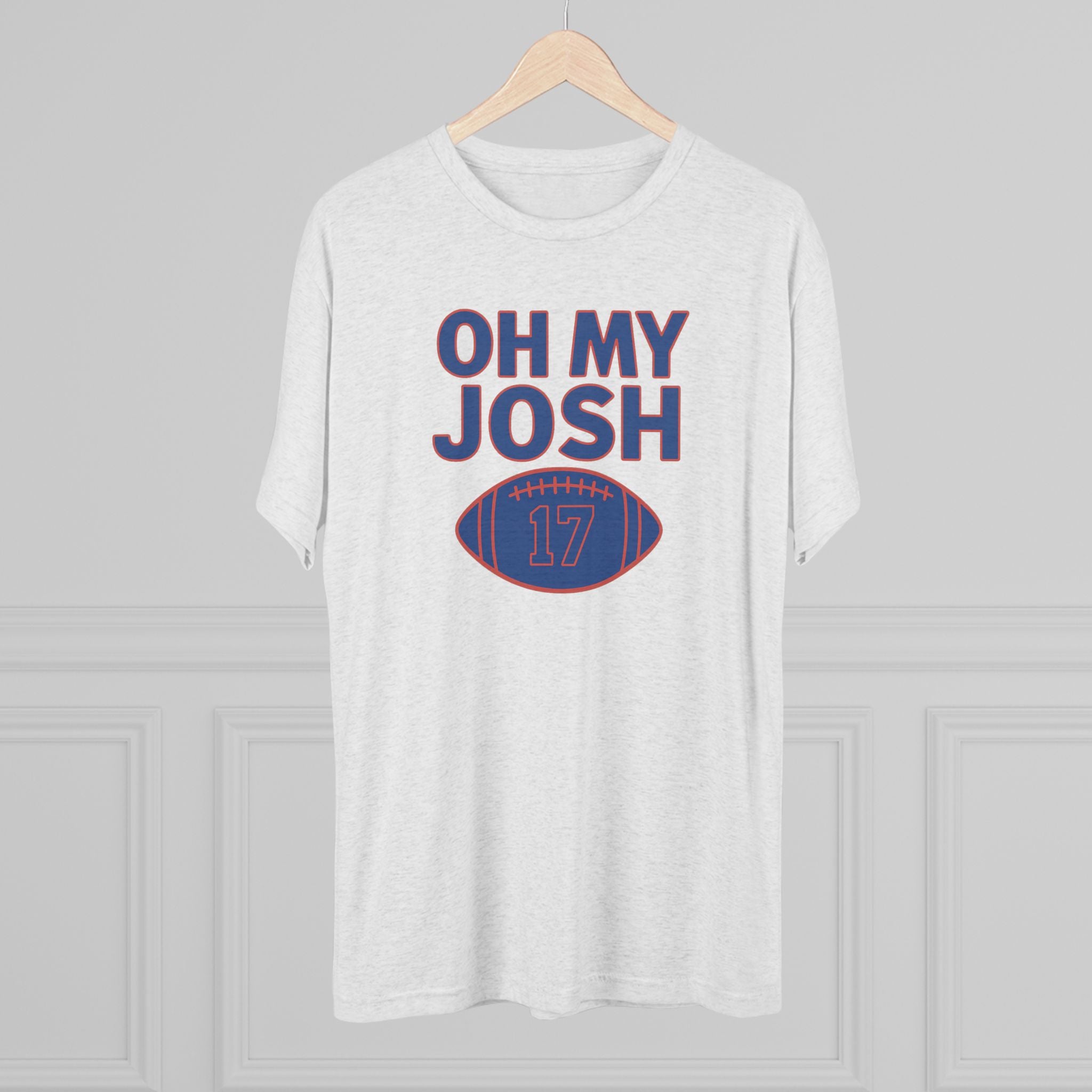 Oh My Josh football tee