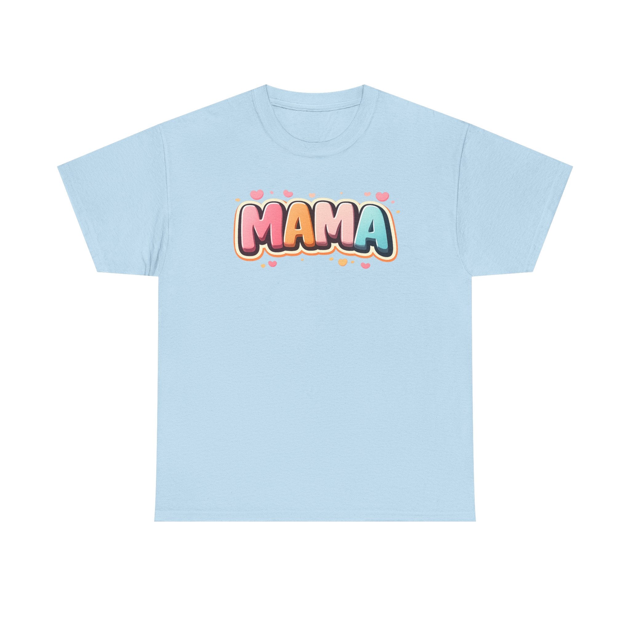 Mama Script Bubble Design T-Shirt