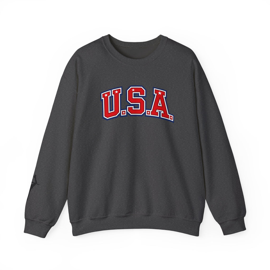 U.S.A. figure skating Unisex Heavy Blend™ Crewneck Sweatshirt
