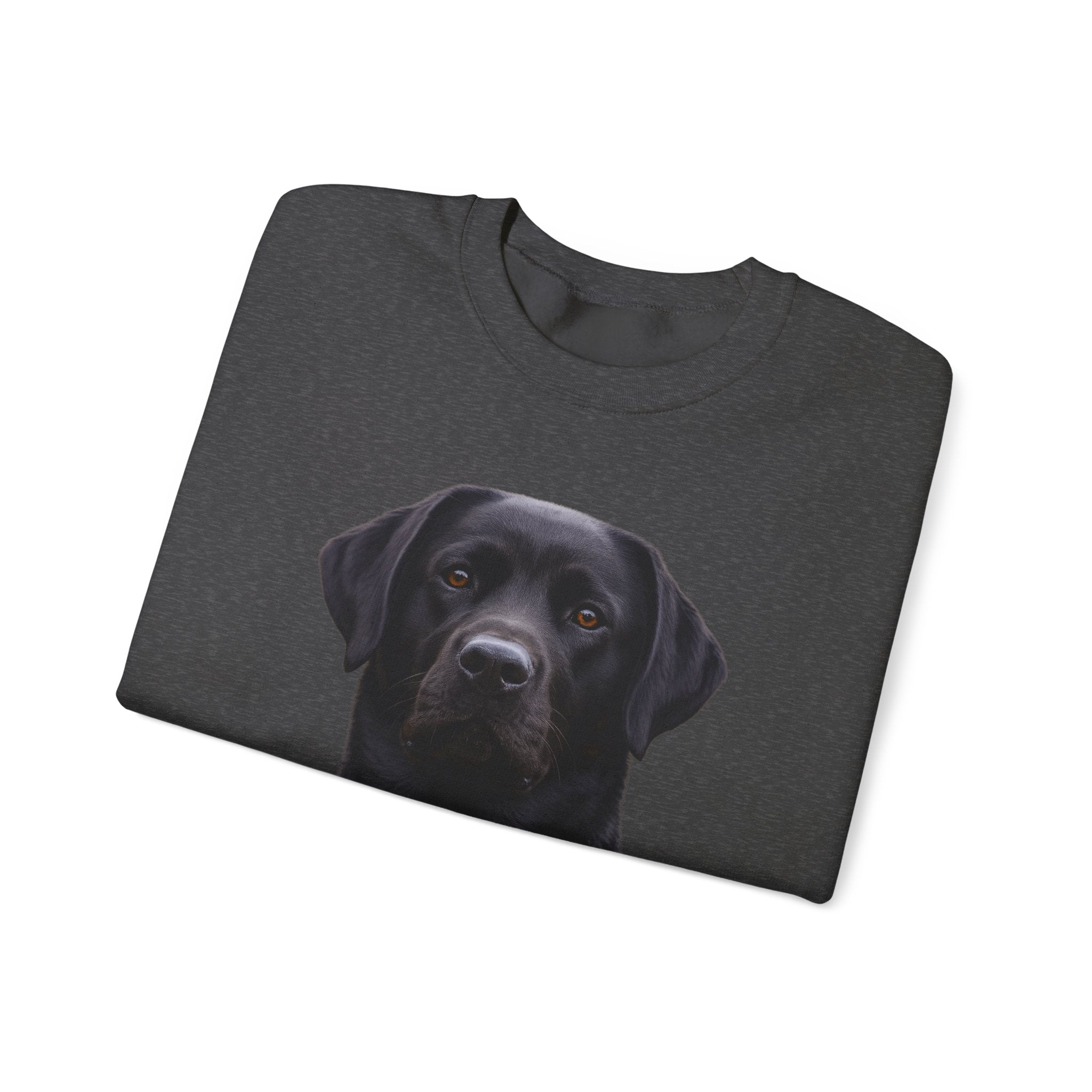 Black Labrador Portrait Sweatshirt | Dog Face Crewneck