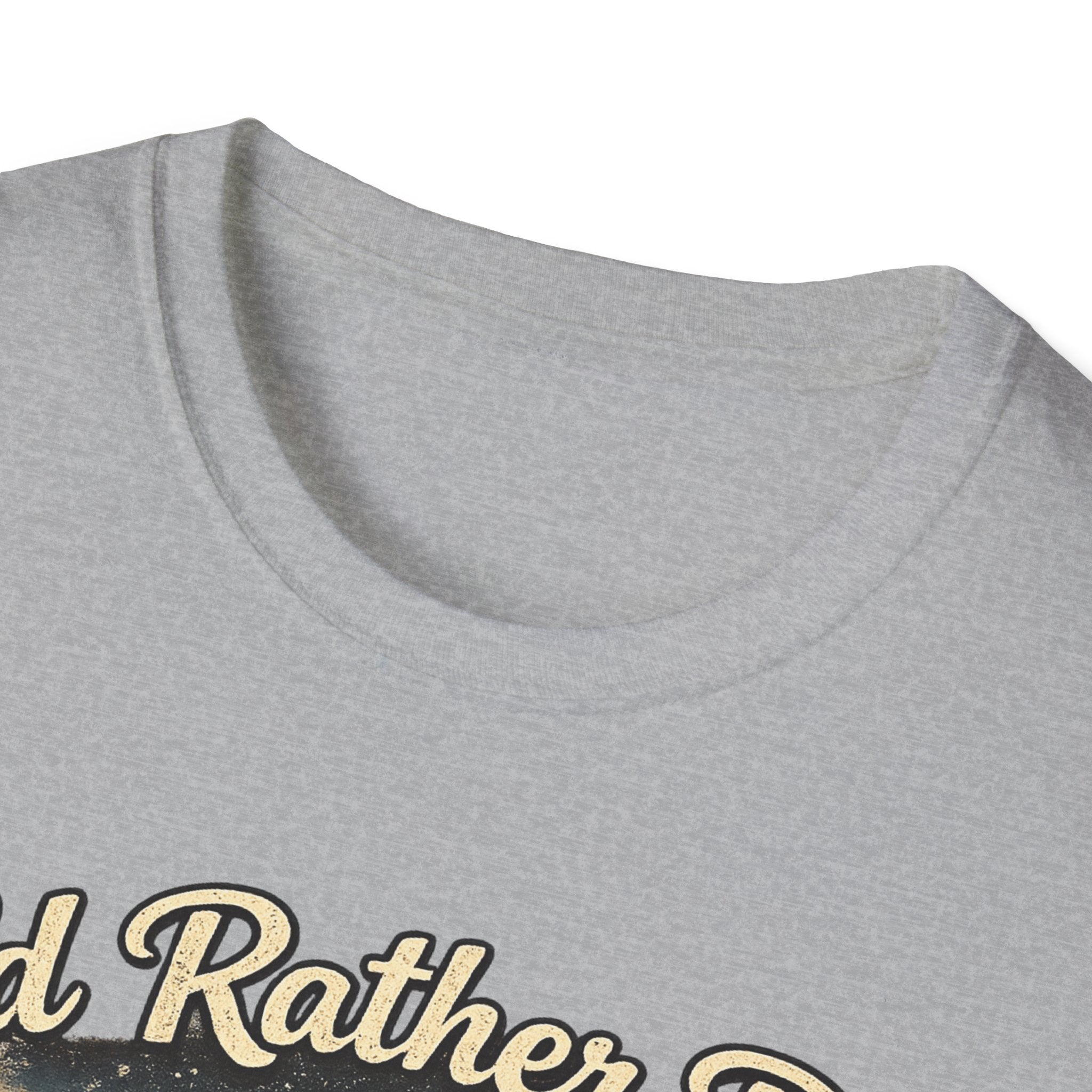 I'd Rather Be Camping T-Shirt | Mountain Forest Sunset Camping Shirt
