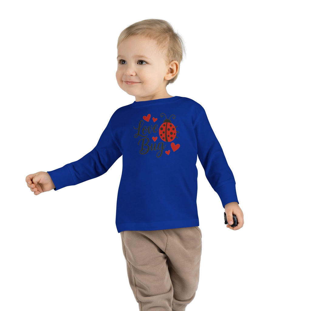 Love Bug Valentine's Toddler Long Sleeve Tee