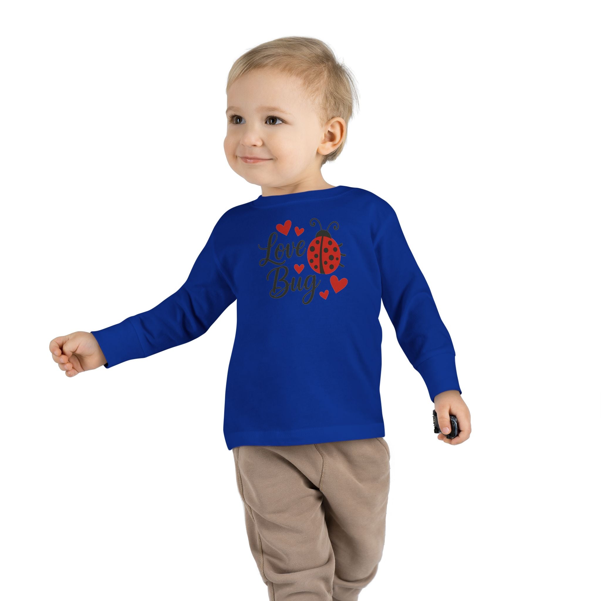 Love Bug Valentine's Toddler Long Sleeve Tee