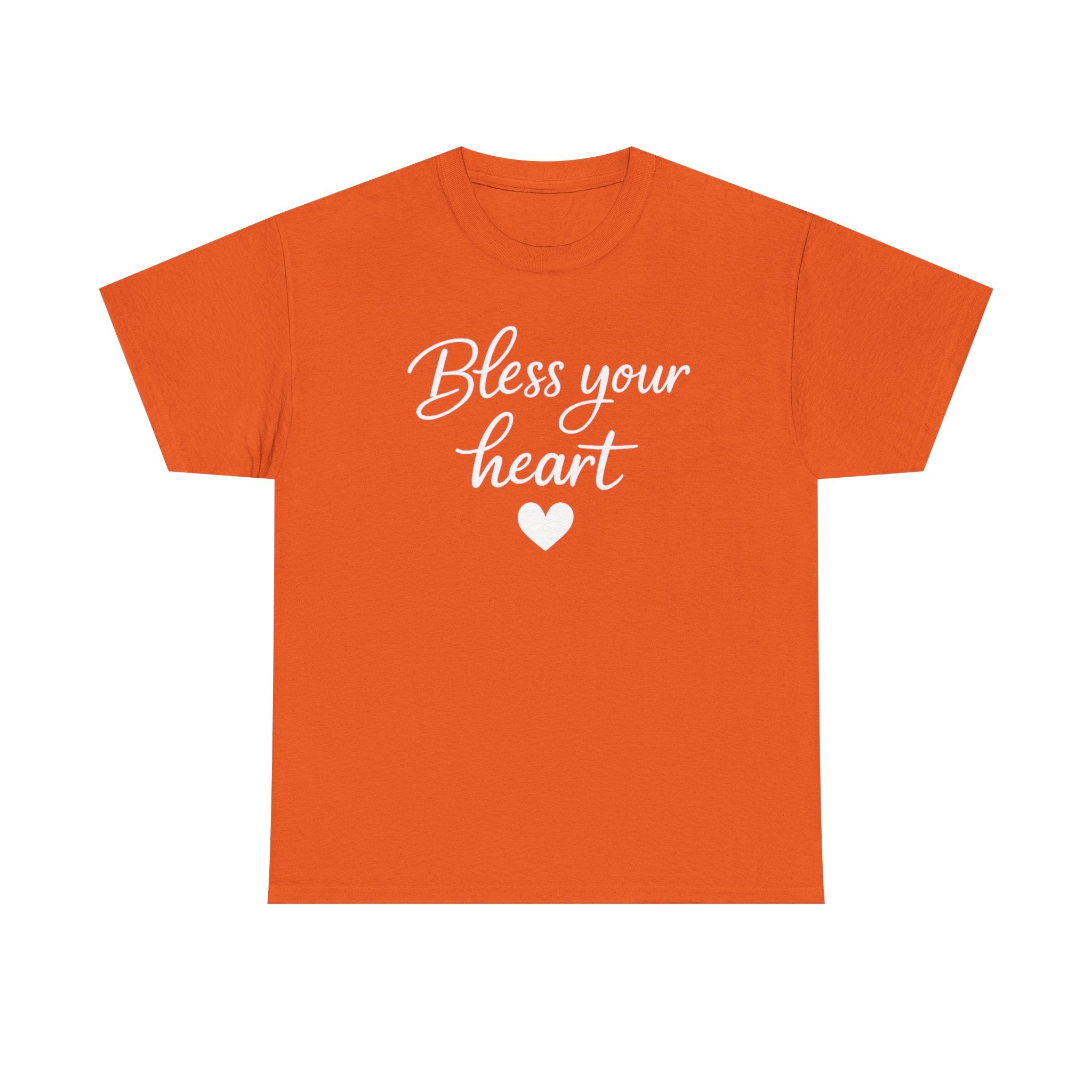 Bless Your Heart tee | Script heart design, Southern phrase t-shirt
