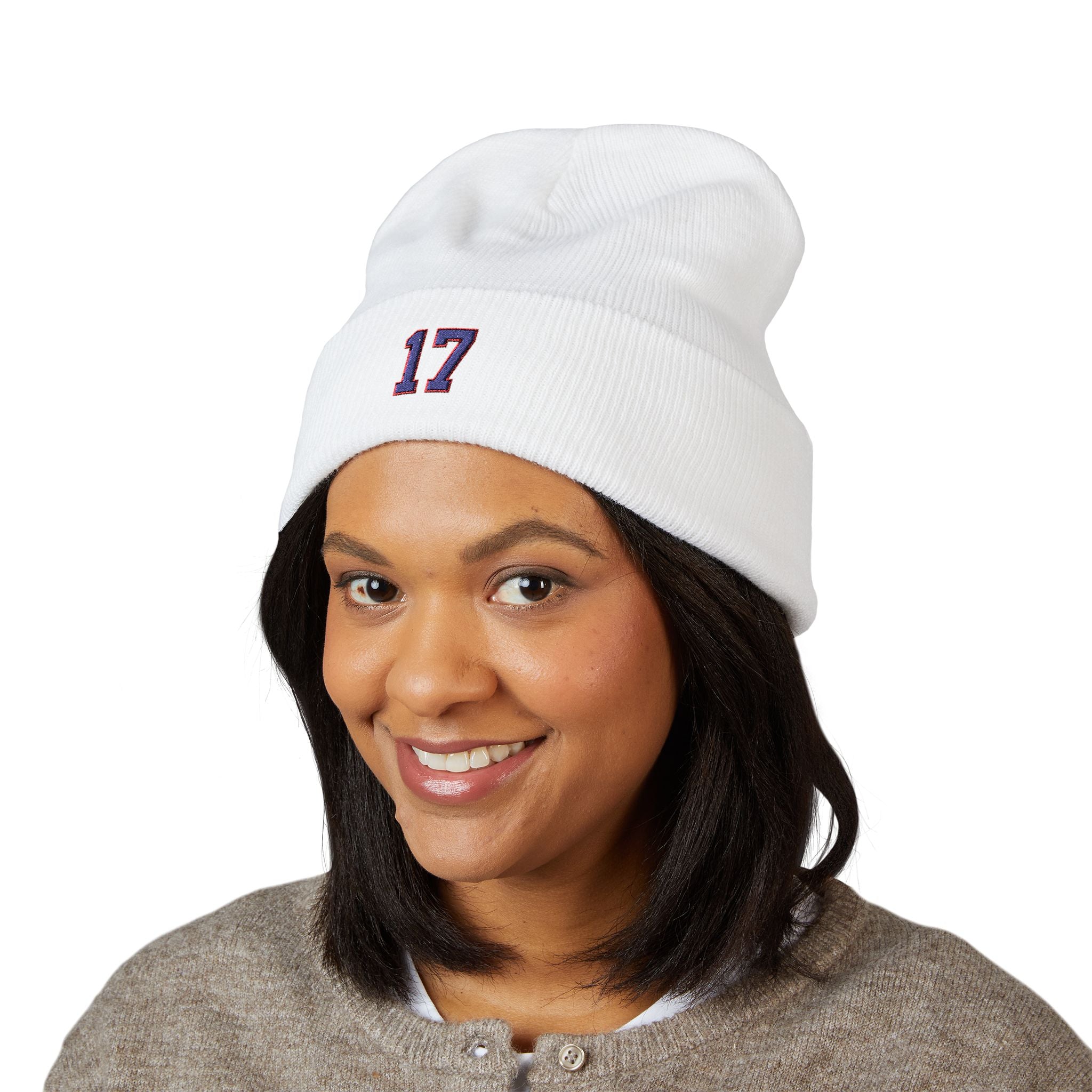Buffalo 17 embroidered beanie | Cuffed Beanie