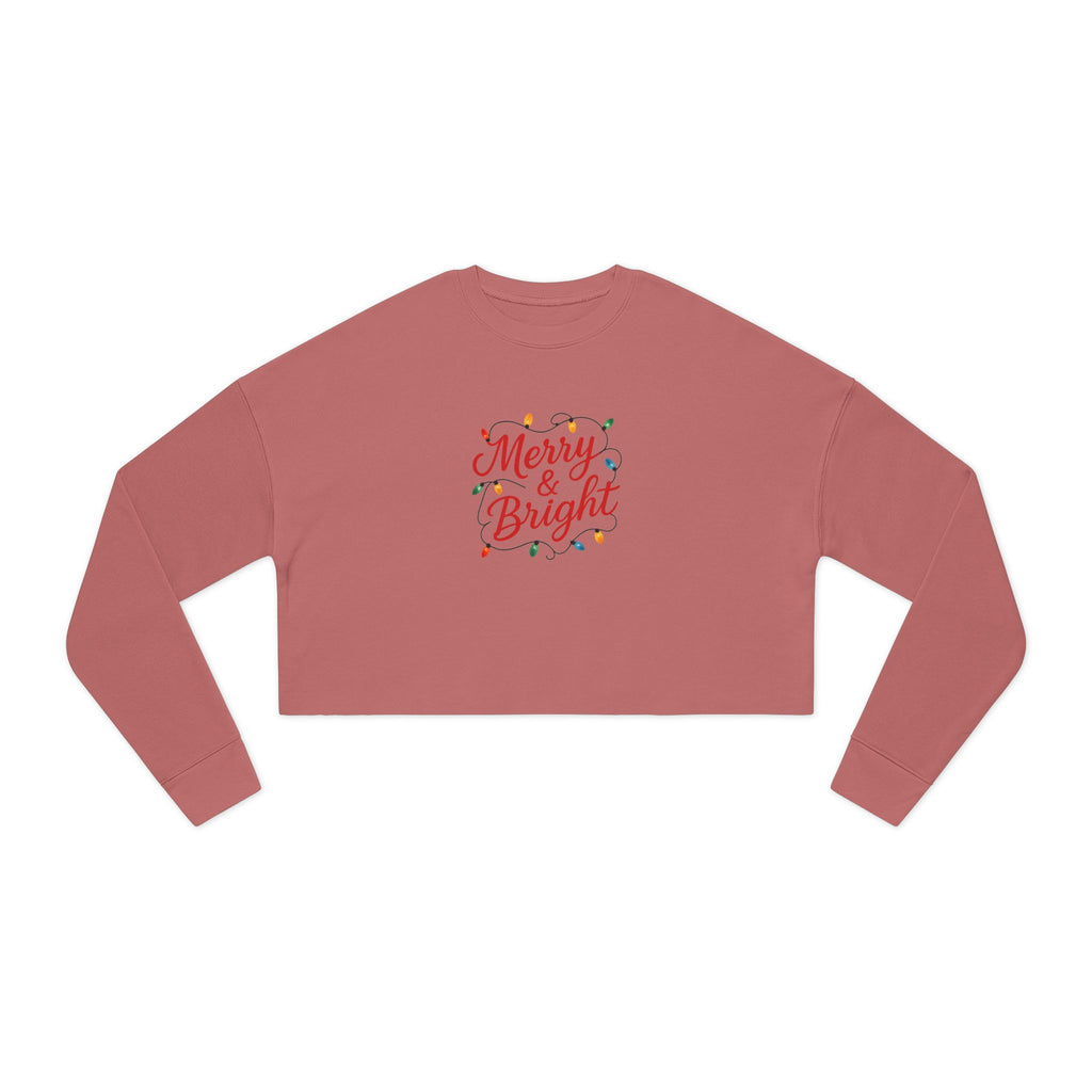 Women's Merry & Brights Cropped Holiday sweatshirt