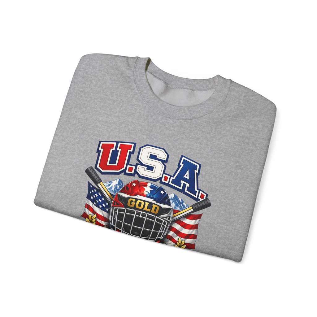 USA Hockey Gold 2046 Crewneck Sweatshirt