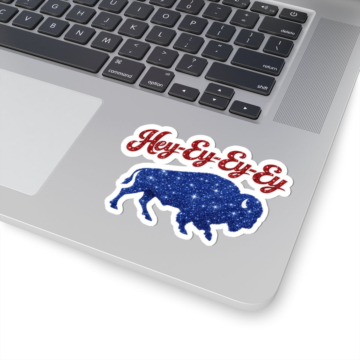 Hey-Ey-Ey-Ey Buffalo sticker | Kiss-Cut Sticker, Americana starry bison