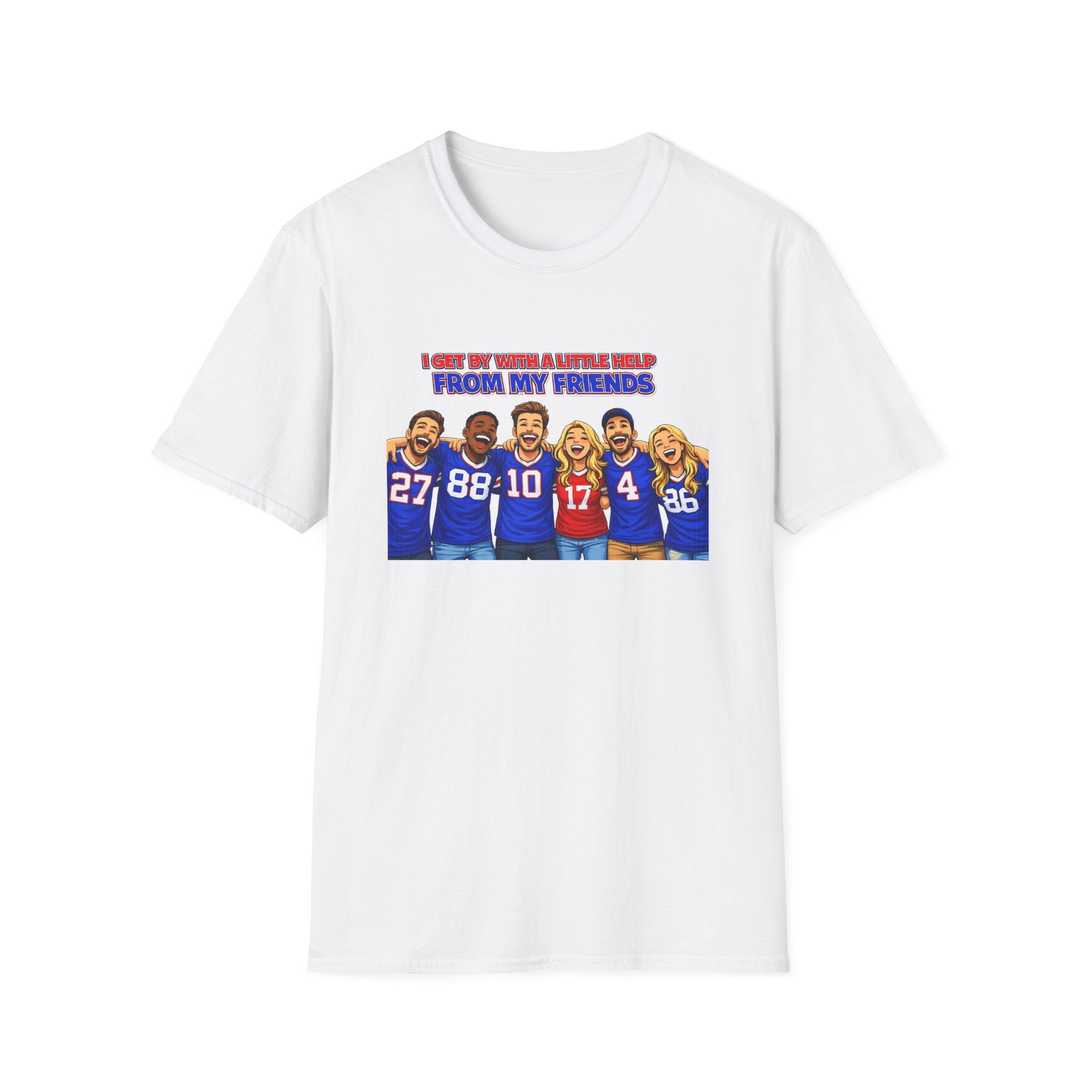 Buffalo My Friends Football Players T-Shirt | Tailgate Fan Tee