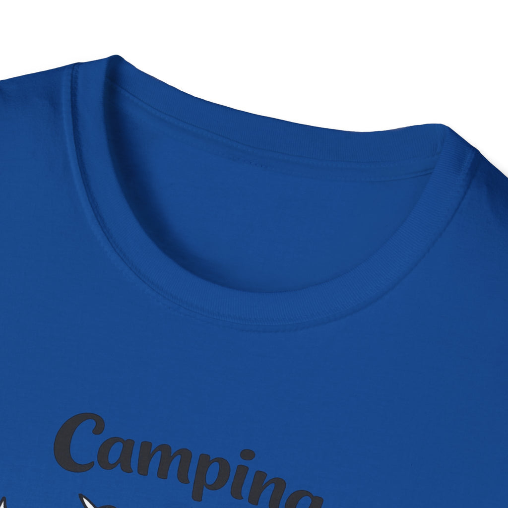 Camping Crew T-Shirt | Camping Icons, Kayak, Campfire, Fishing