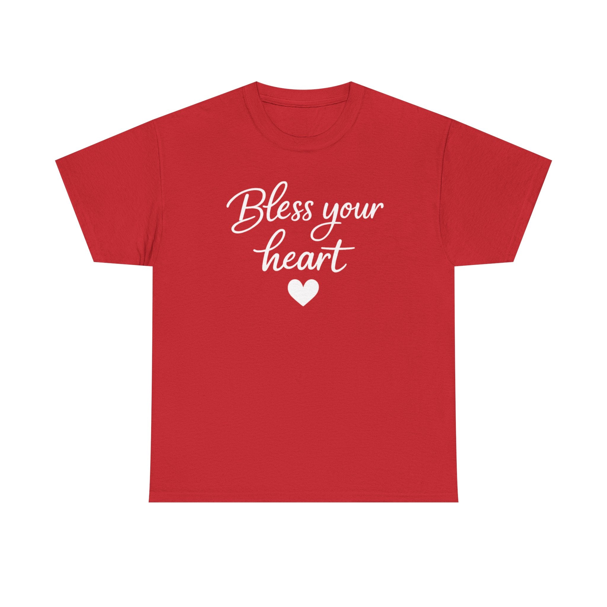 Bless Your Heart tee | Script heart design, Southern phrase t-shirt