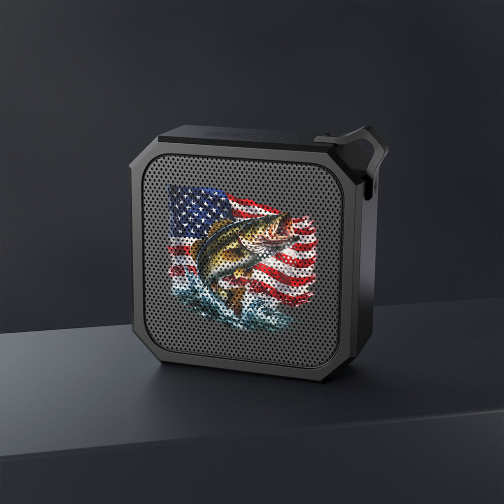Patriotic Bass Bluetooth Speaker — Outdoor Portable Waterproof Speaker for Fishing & Camping