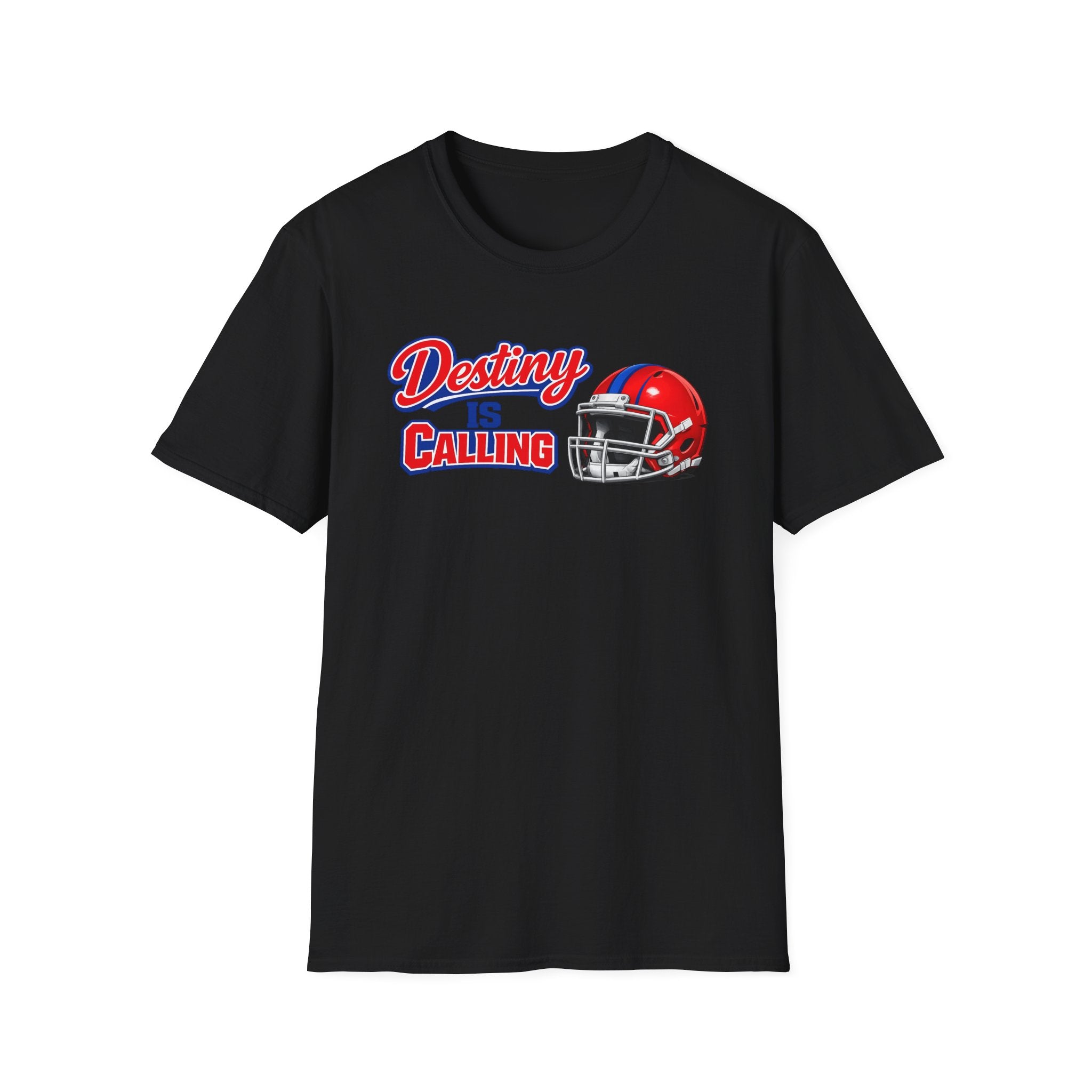 Destiny Is Calling Football Helmet T-Shirt | Sports Team Tee