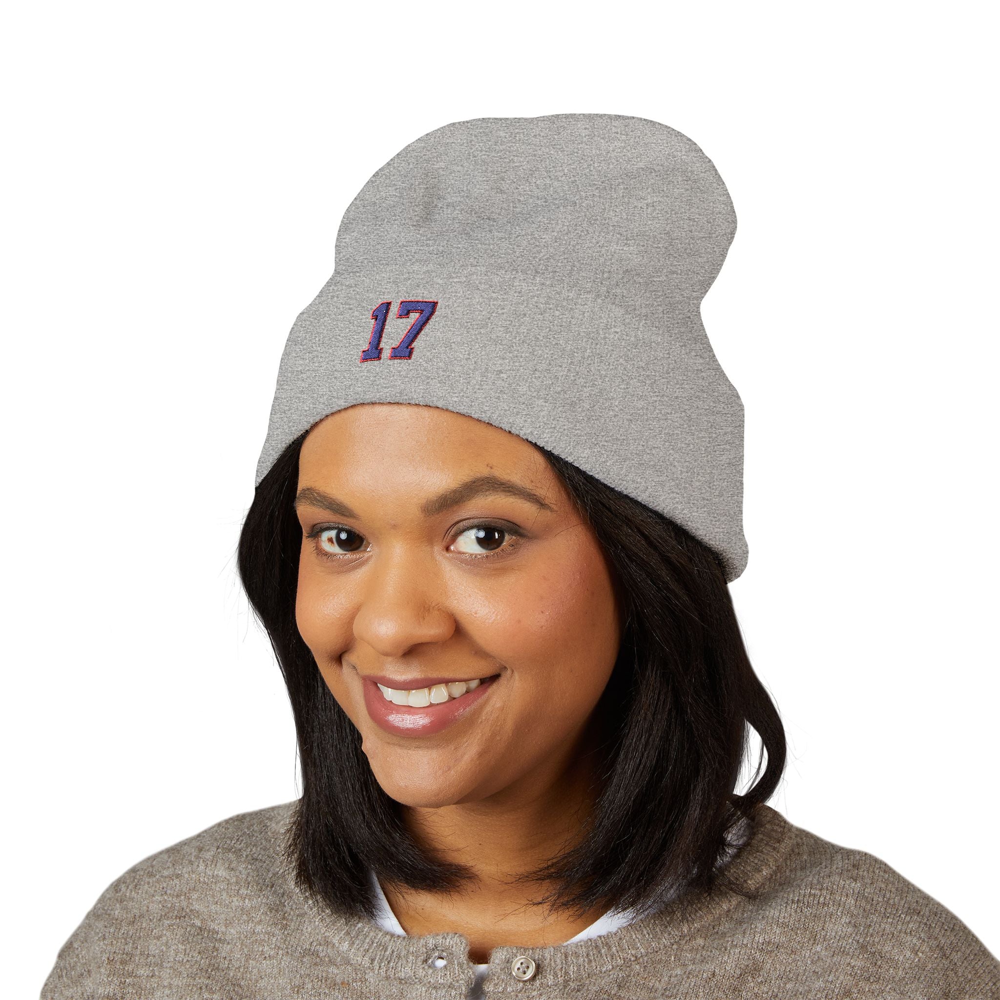 Buffalo 17 embroidered beanie | Cuffed Beanie