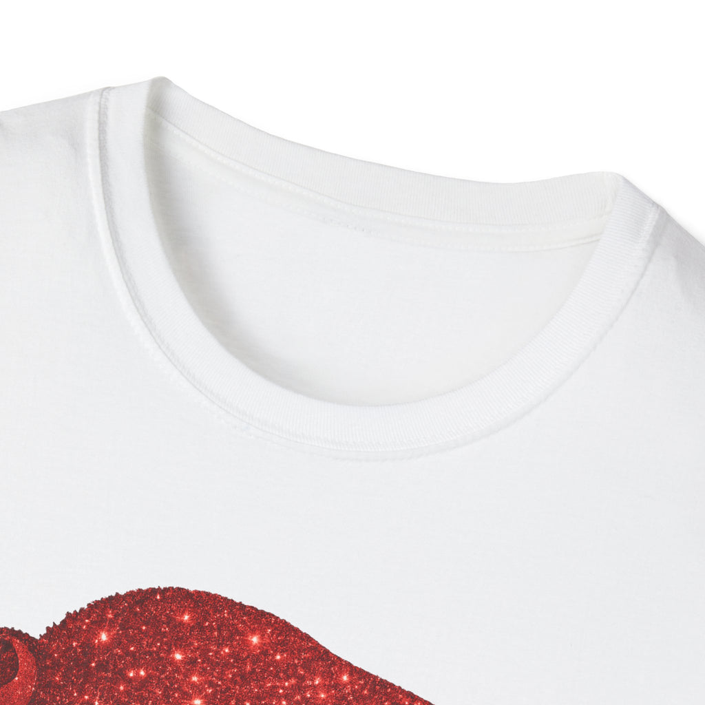 Red Buffalo Silhouette T-Shirt | Sparkle Star Pattern