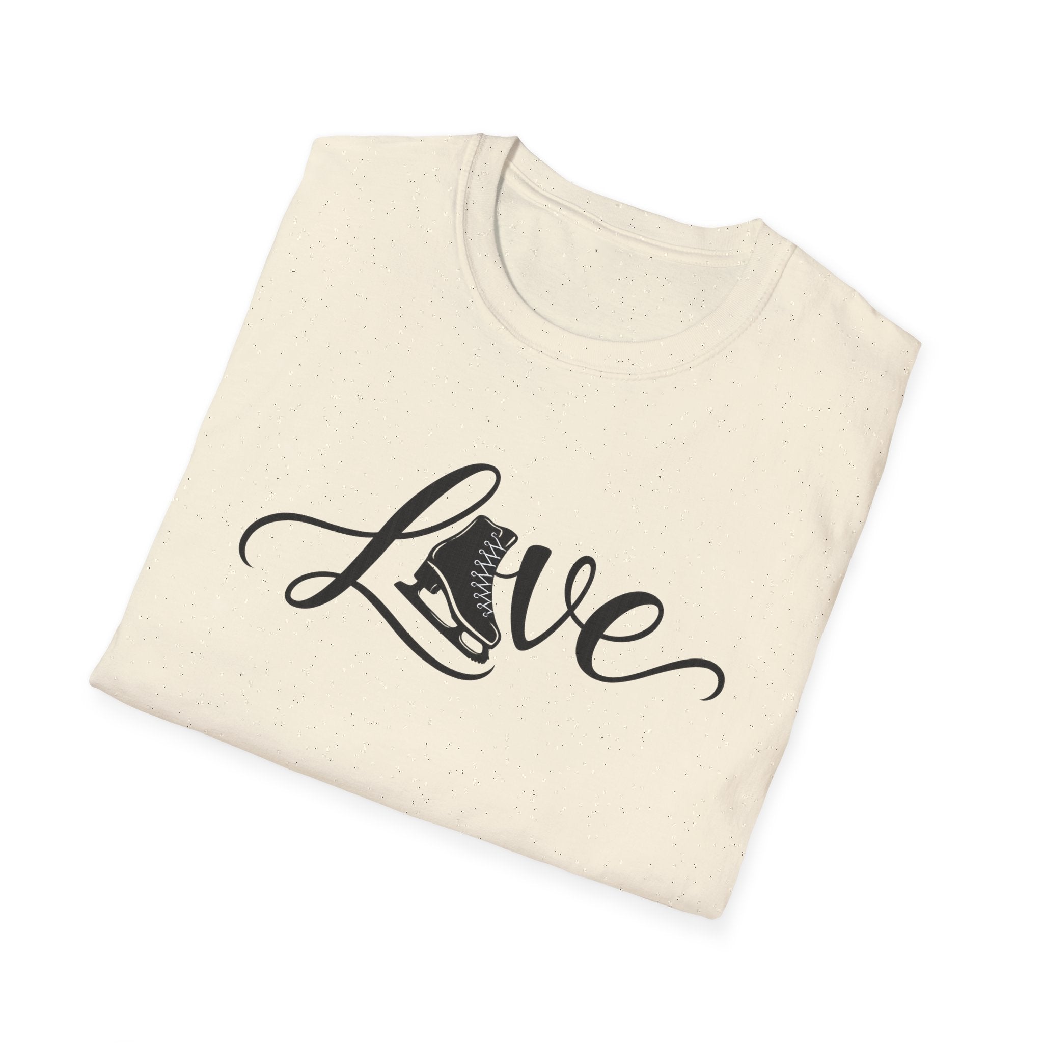Love figure skating Unisex Softstyle T-Shirt