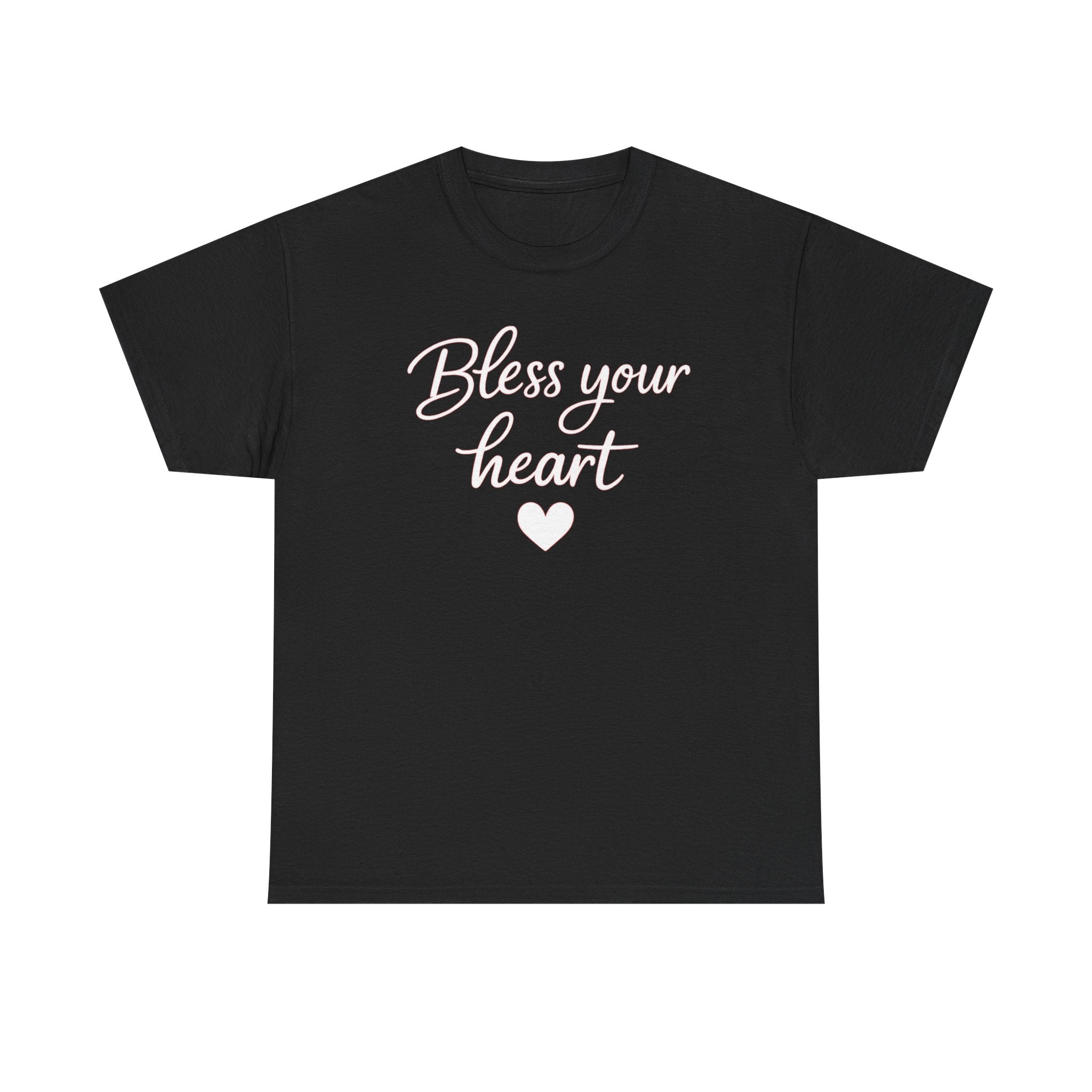Bless Your Heart tee | Script heart design, Southern phrase t-shirt
