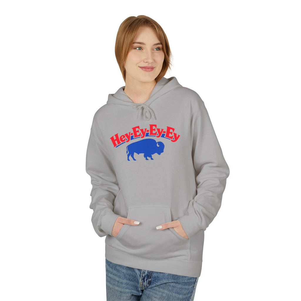 Hey-Ey-Ey Buffalo hoodie | Retro buffalo graphic