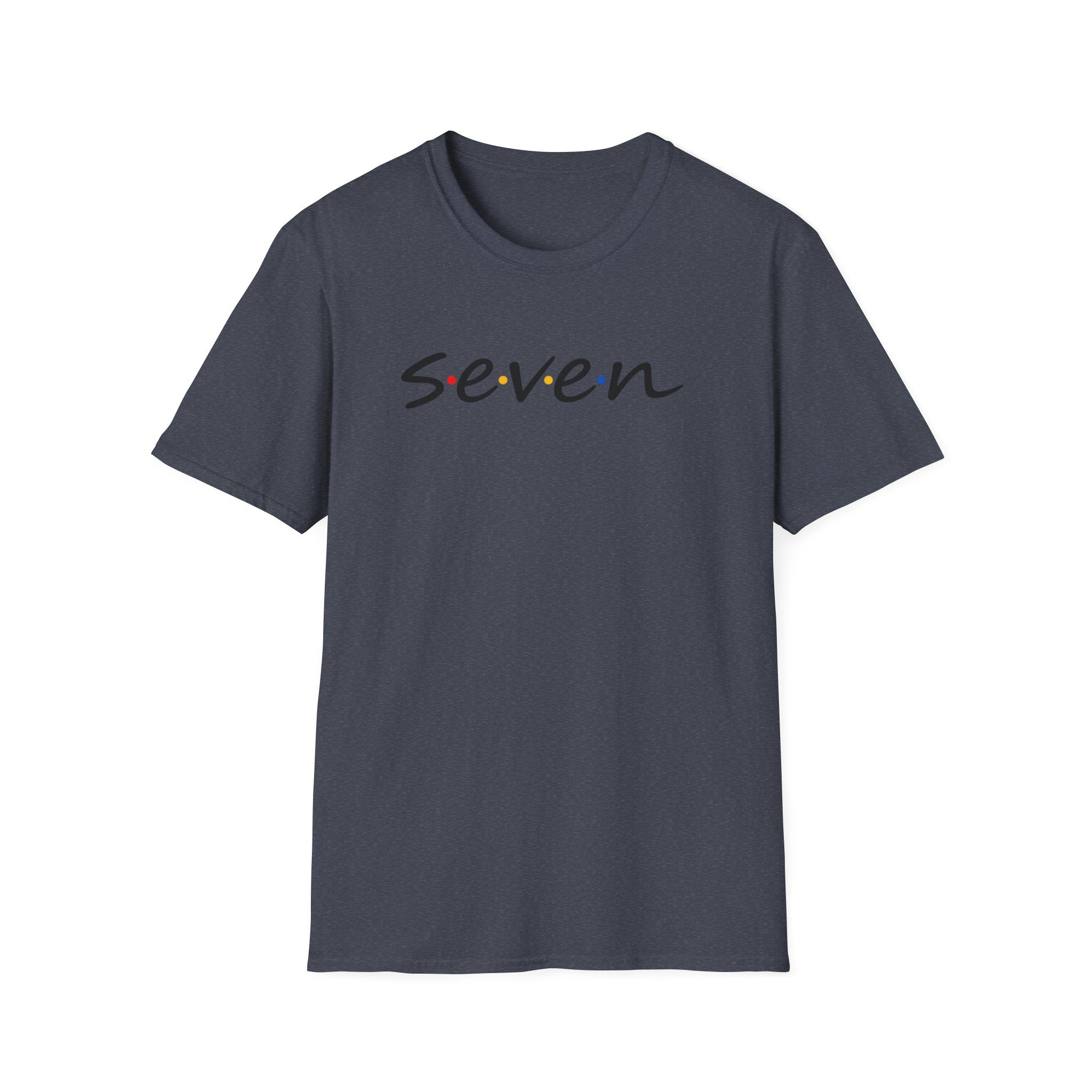 seven script text T-Shirt