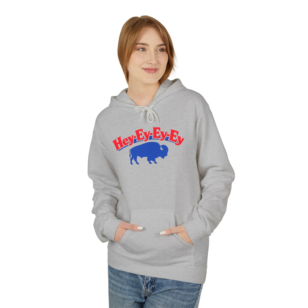 Hey-Ey-Ey Buffalo hoodie | Retro buffalo graphic