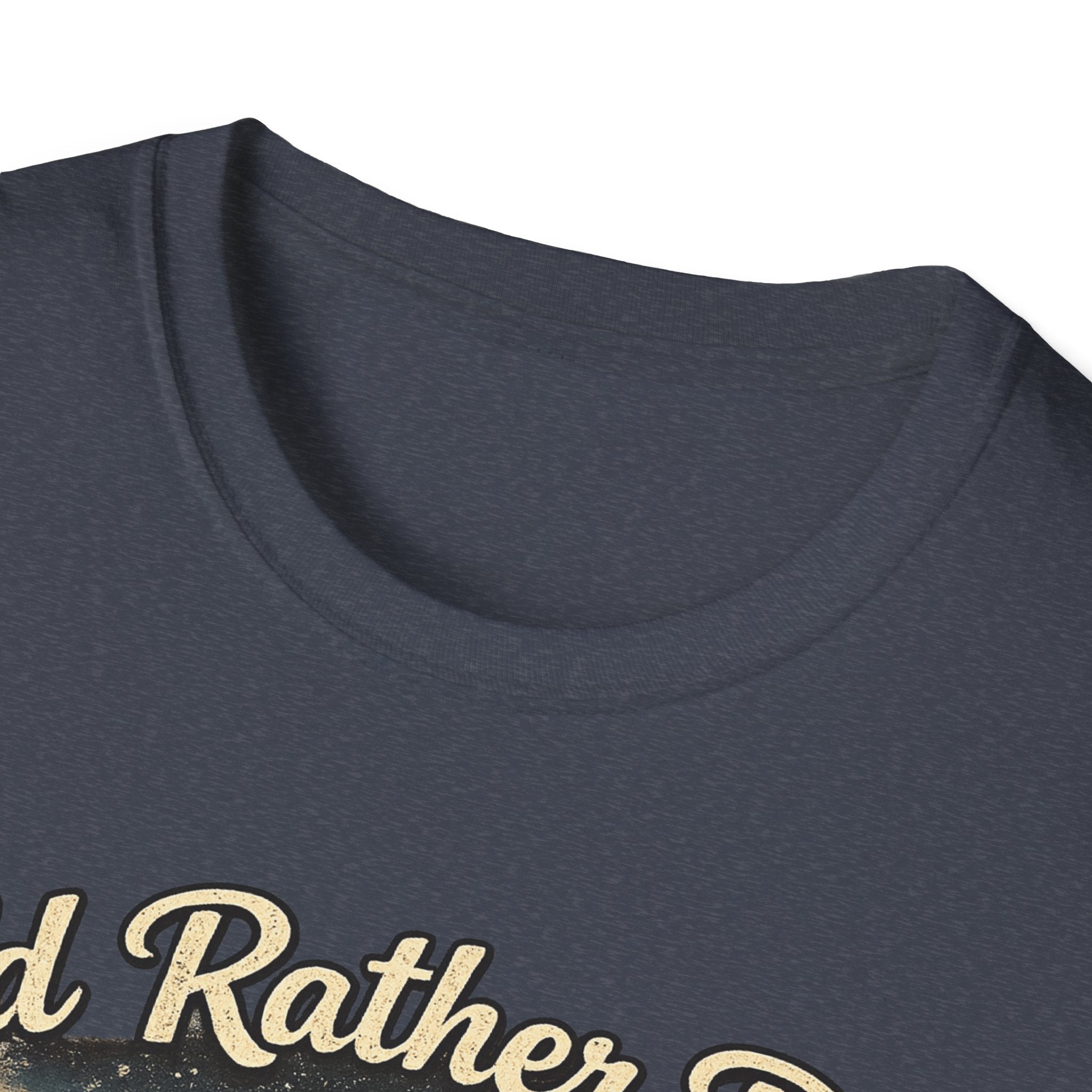 I'd Rather Be Camping T-Shirt | Mountain Forest Sunset Camping Shirt
