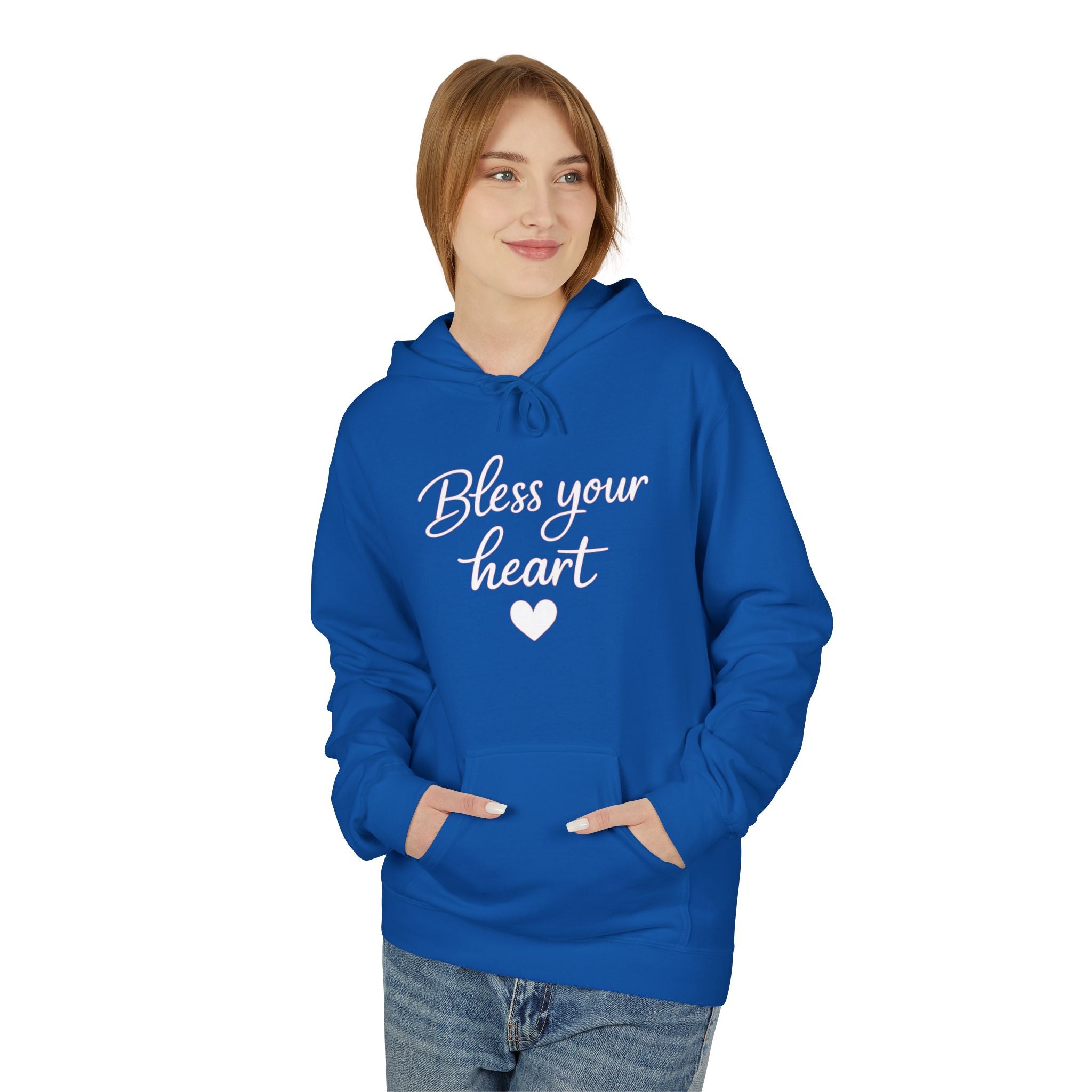 Bless Your Heart Hoodie | Script Heart Design
