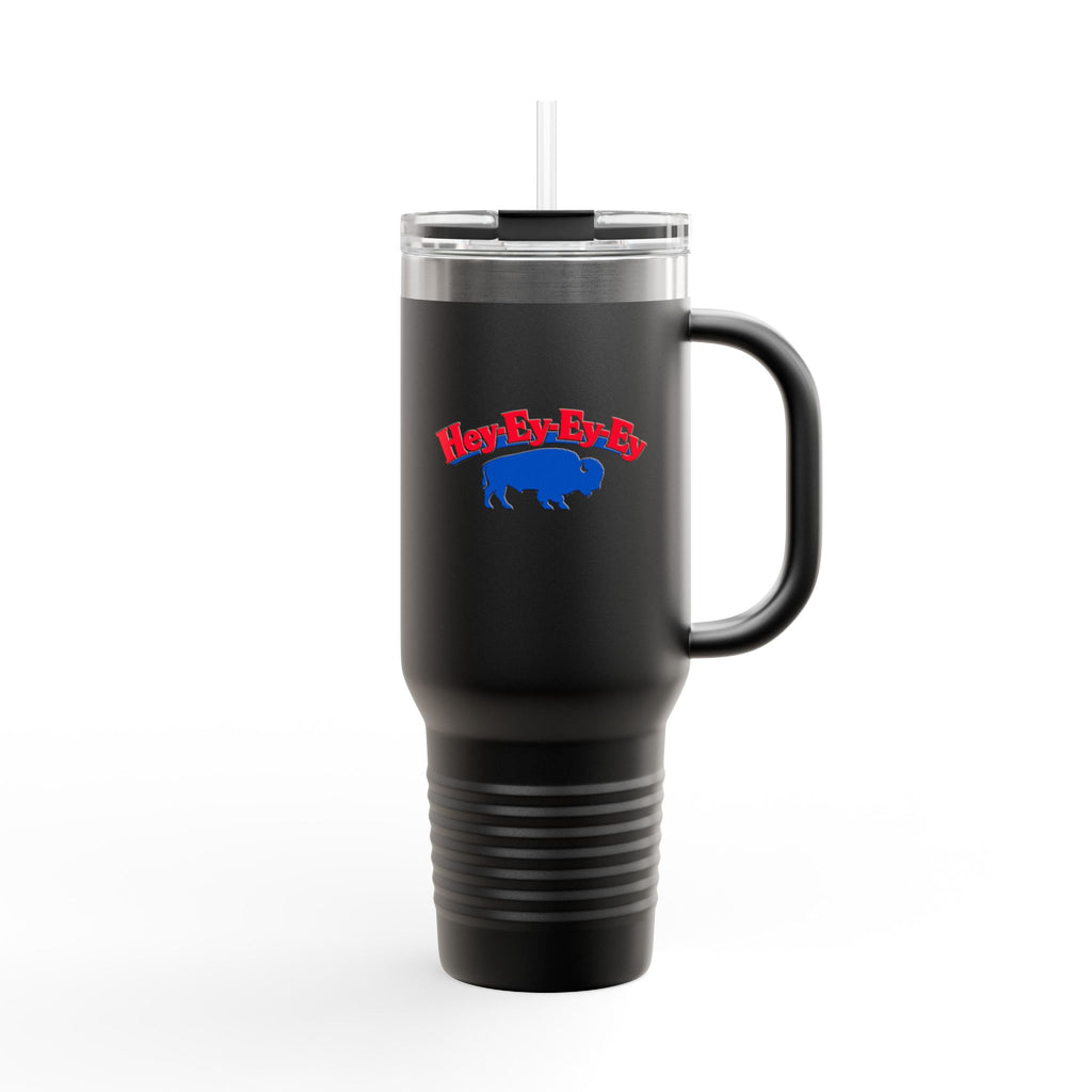 Hey-Ey-Ey-Ey Buffalo Logo Travel Mug | 40oz Insulated Tumbler