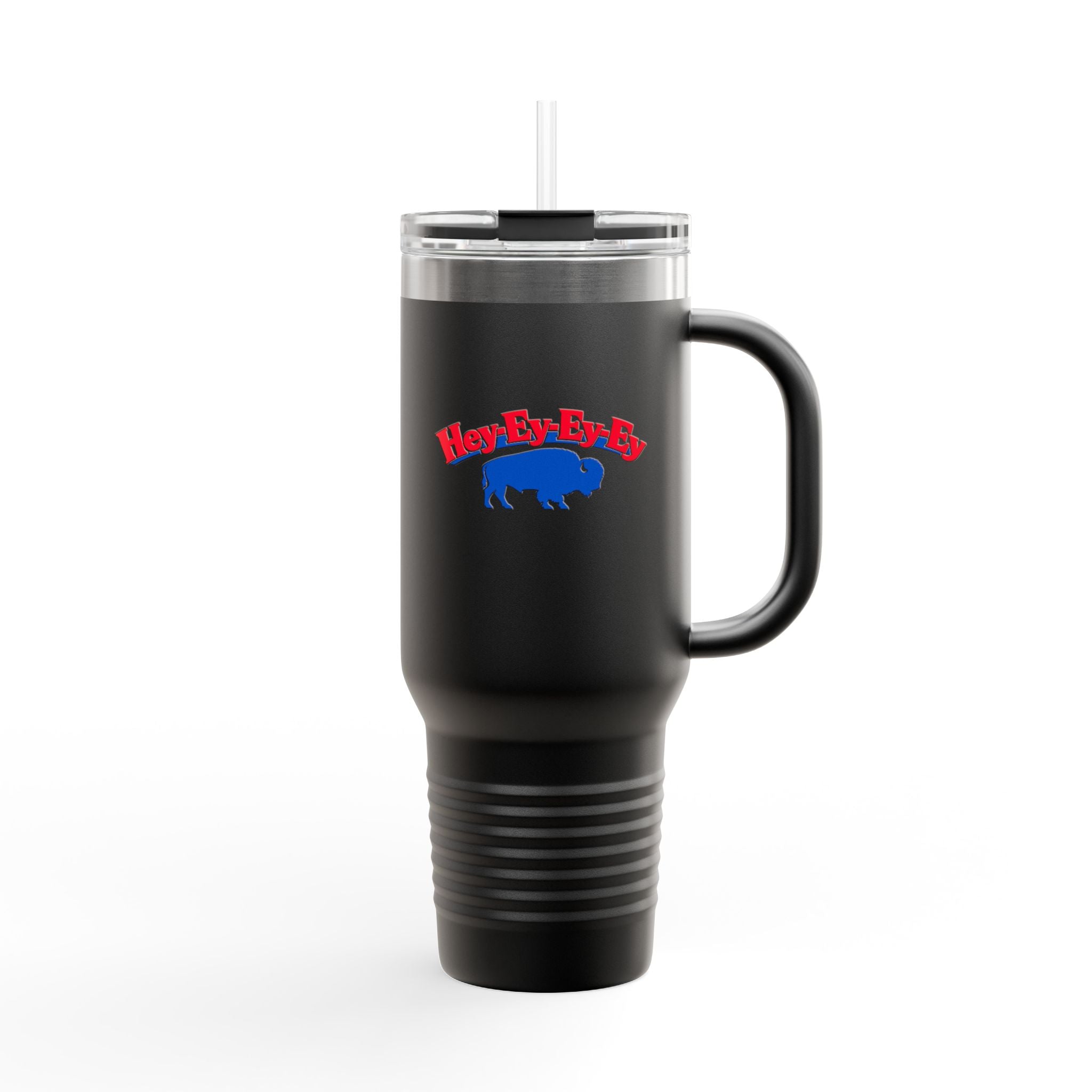 Hey-Ey-Ey-Ey Buffalo Logo Travel Mug | 40oz Insulated Tumbler