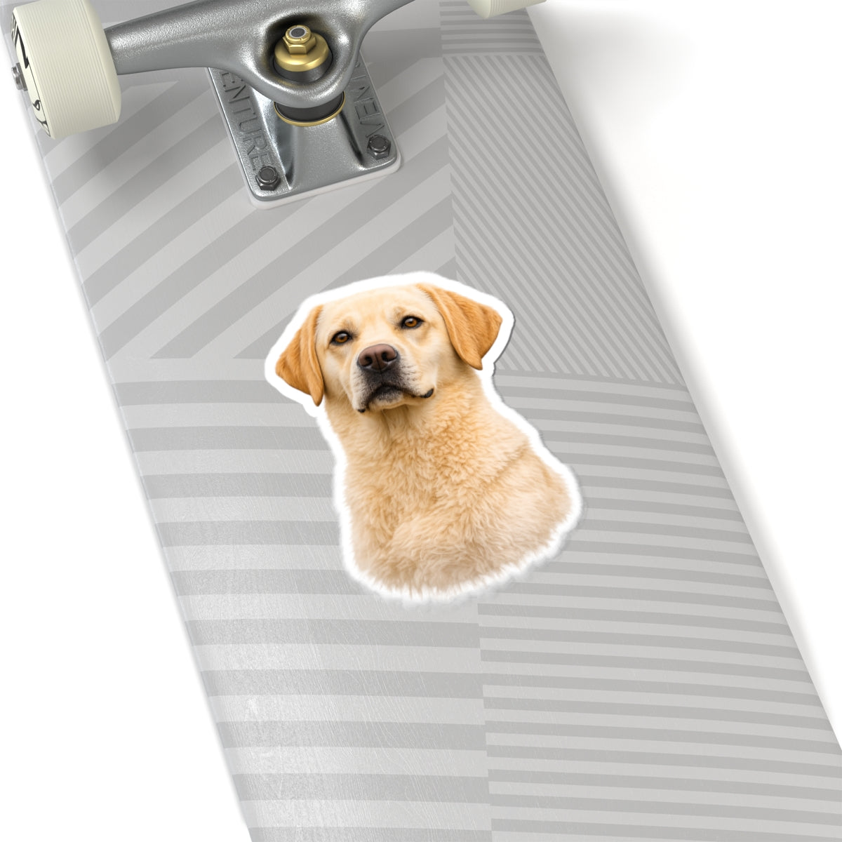 Yellow Labrador Portrait Sticker | Kiss-Cut Dog Sticker