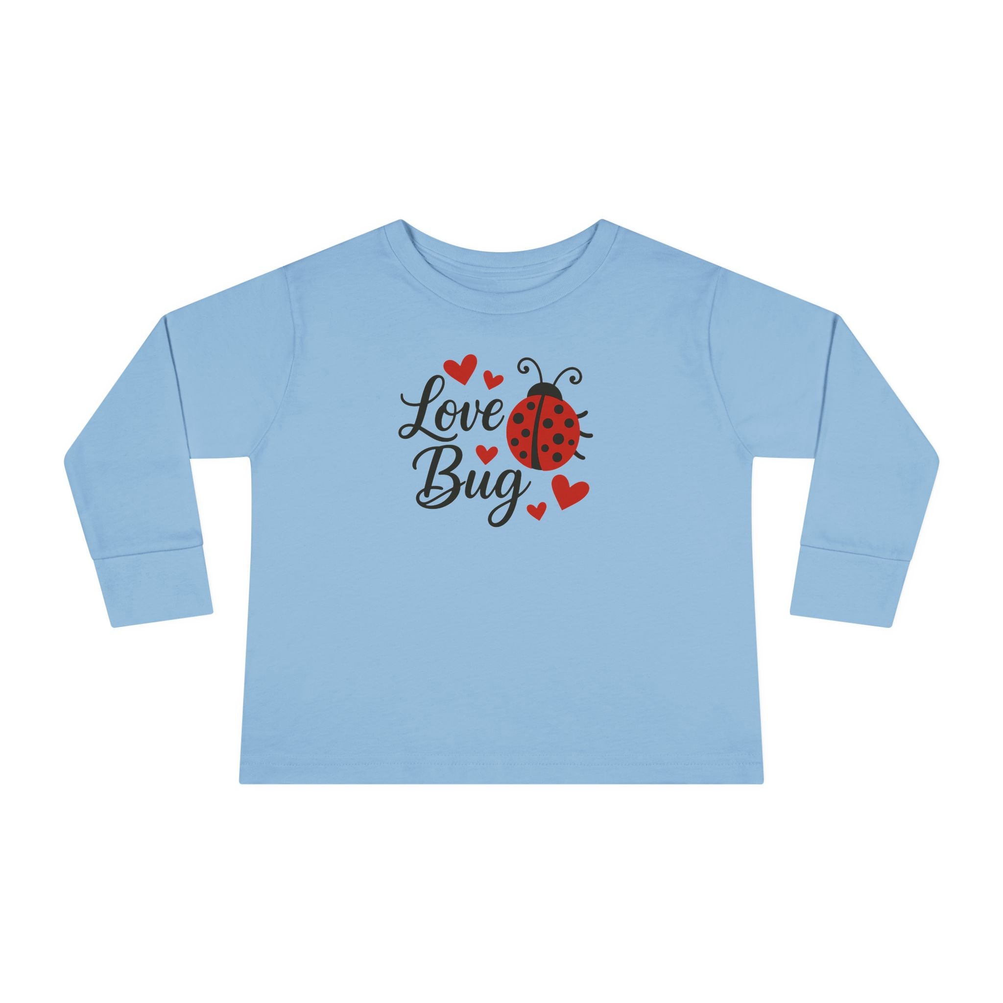 Love Bug Valentine's Toddler Long Sleeve Tee