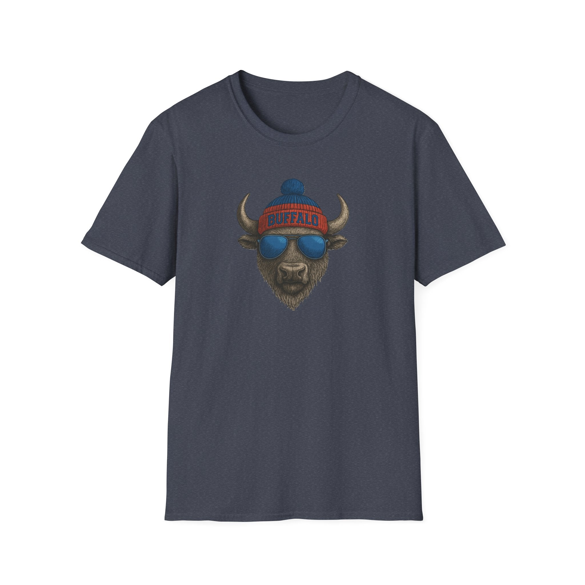 Buffalo with Beanie and Sunglasses T-Shirt