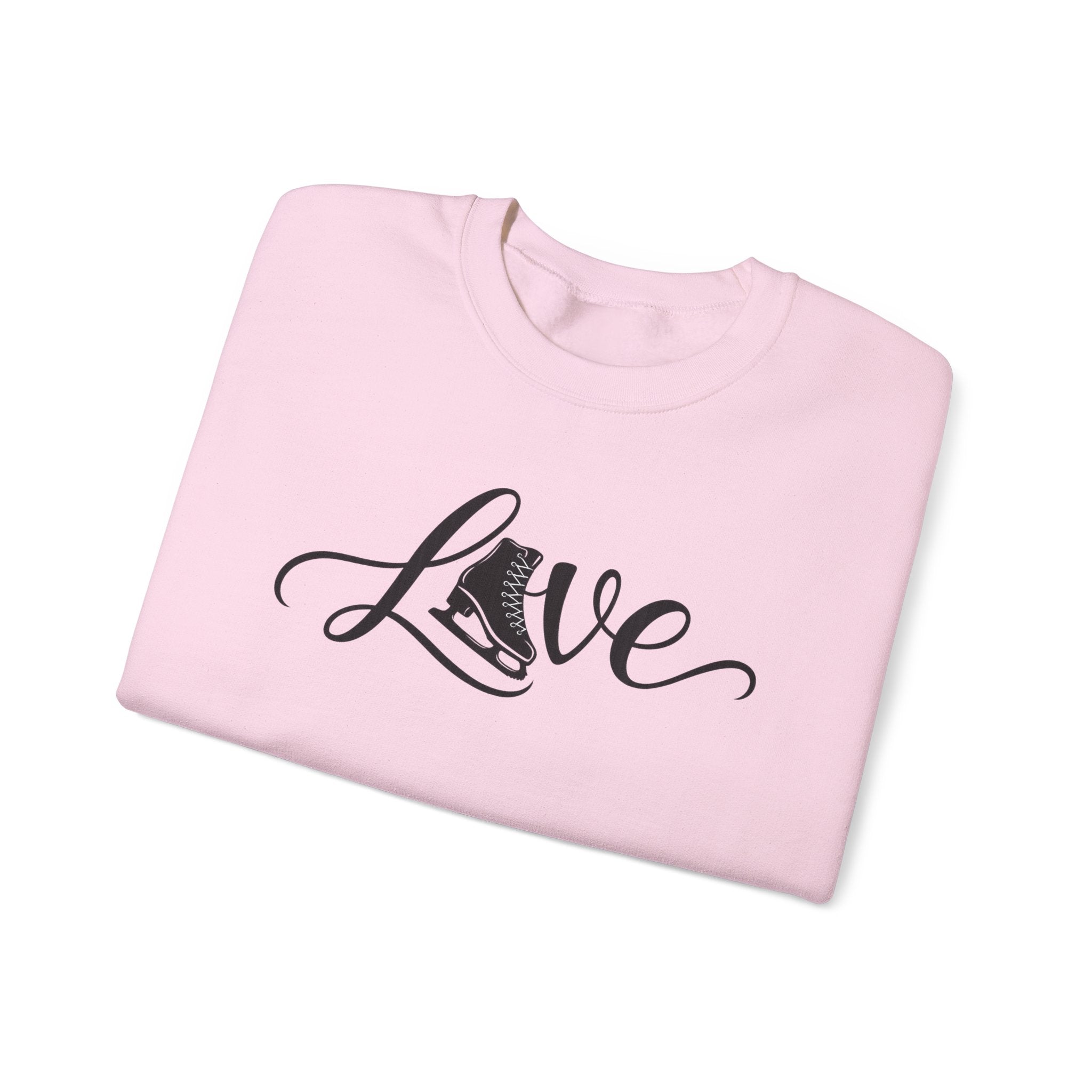 Love figure skating Unisex Heavy Blend™ Crewneck Sweatshirt