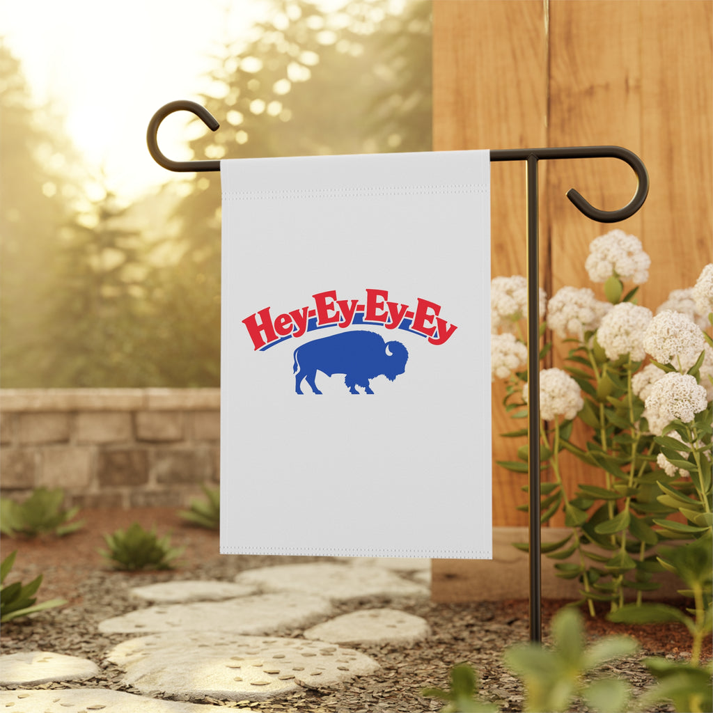Hey-Ey-Ey-Ey Buffalo Garden Banner | House Flag