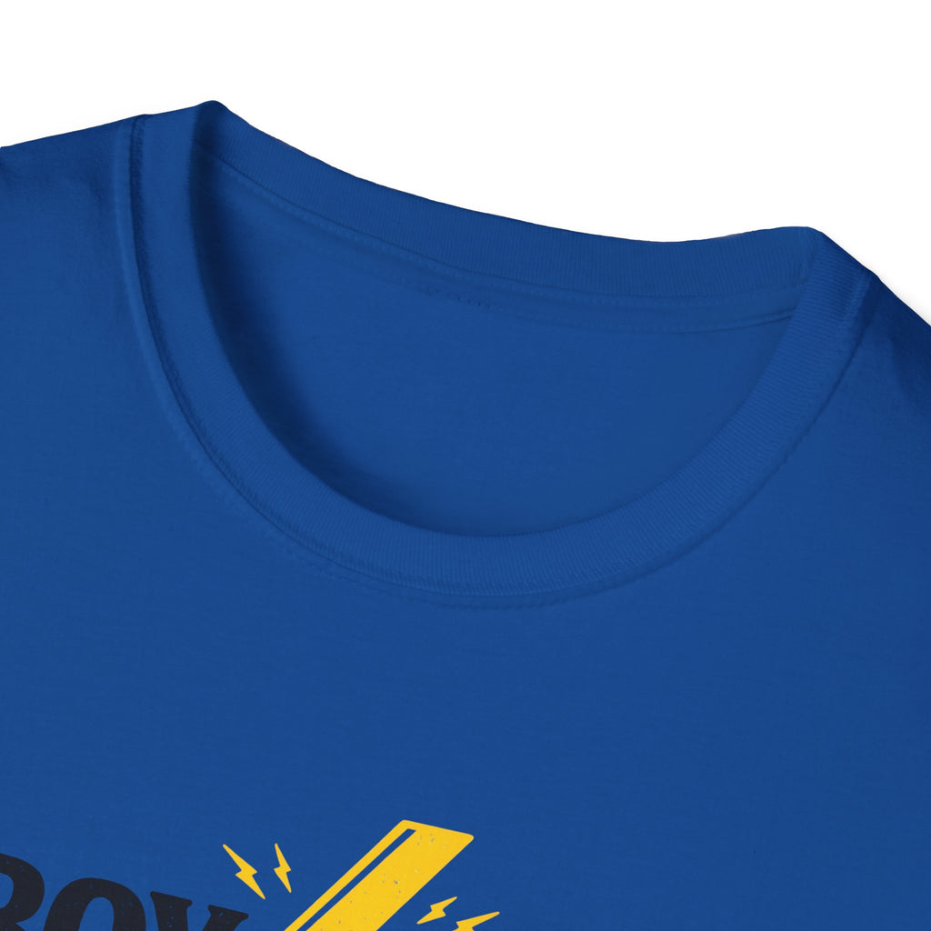 Boy Mom Lightning T-Shirt — Graphic Mom Tee for Proud Boys’ Moms