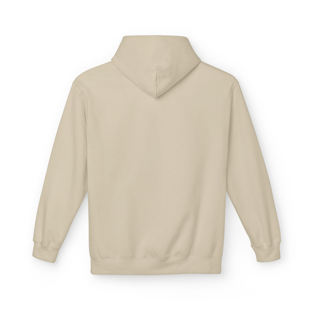 Sitting Labrador Dog Hoodie | Minimal Small Dog Silhouette, White Pullover