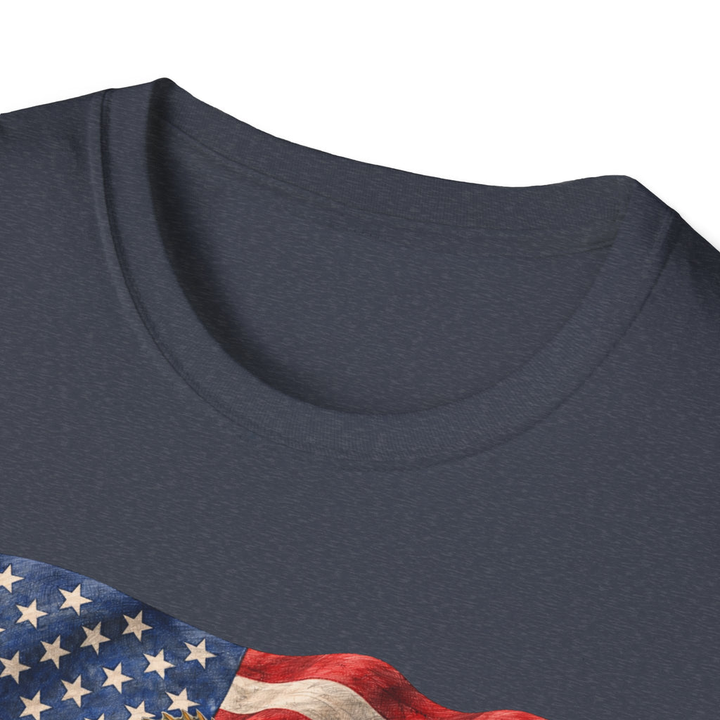 Bass American Flag Unisex Softstyle T-Shirt