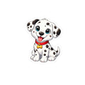 Cute Dalmatian Puppy Sticker Kiss-Cut | Cartoon Dog Vinyl Sticker