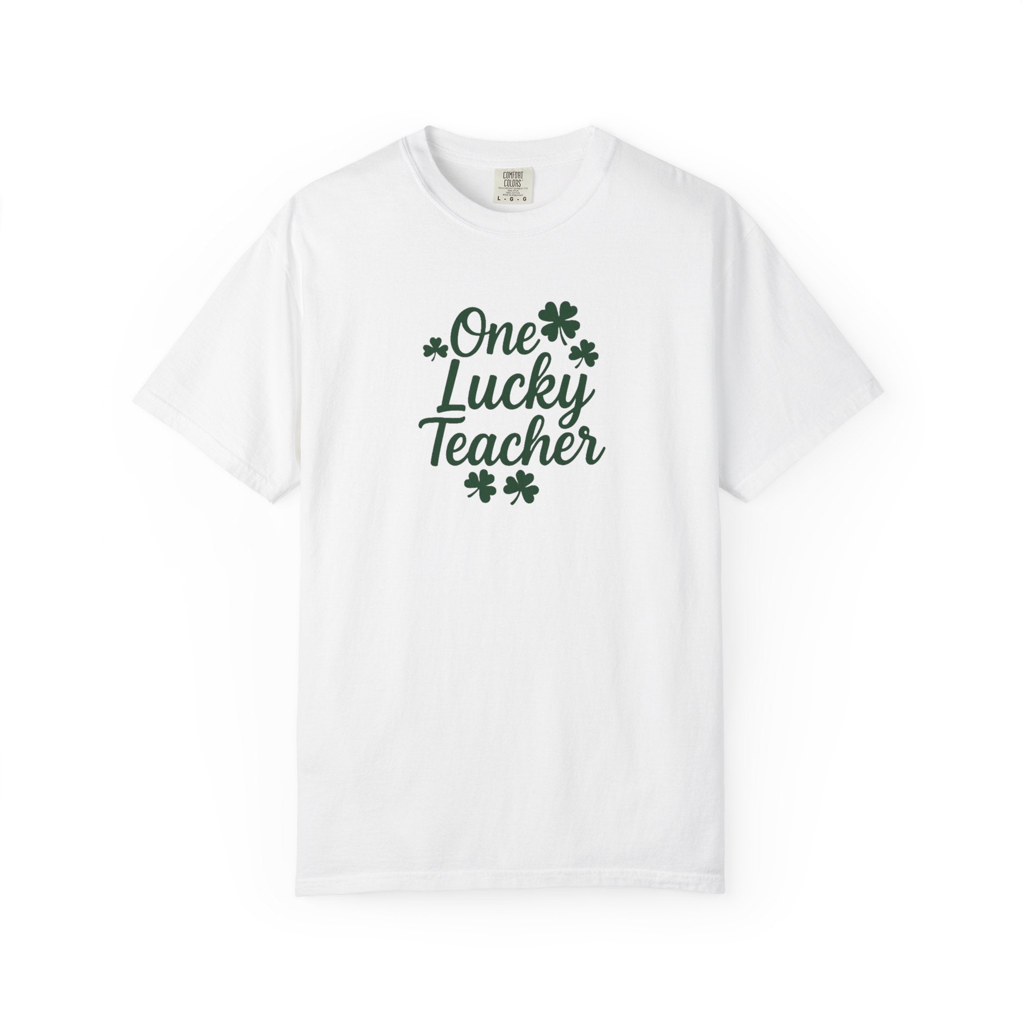 One Lucky Teacher T-shirt | St. Patrick's Day Shamrock Teacher Tee
