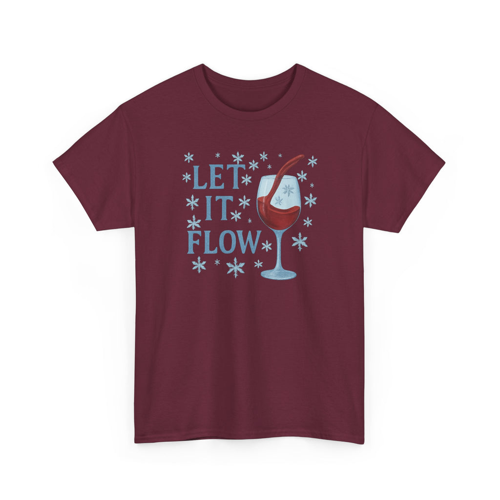 Let It Flow Wine Glass T-Shirt