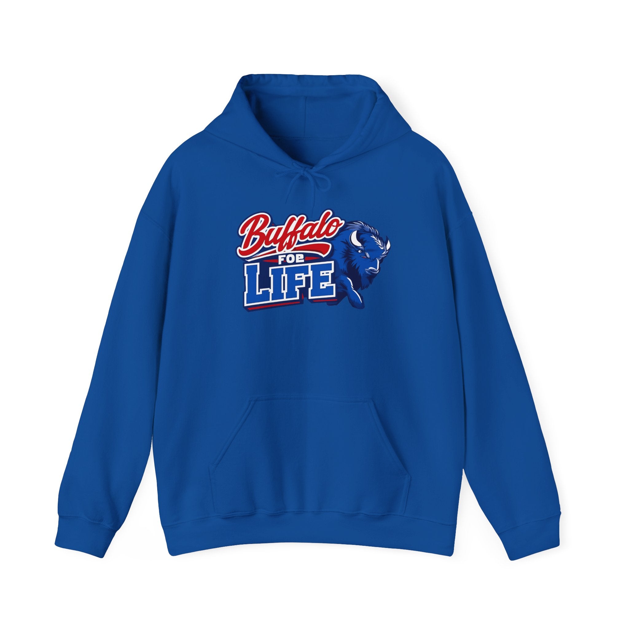 Buffalo For Life Hoodie | Buffalo graphic, sports town pride