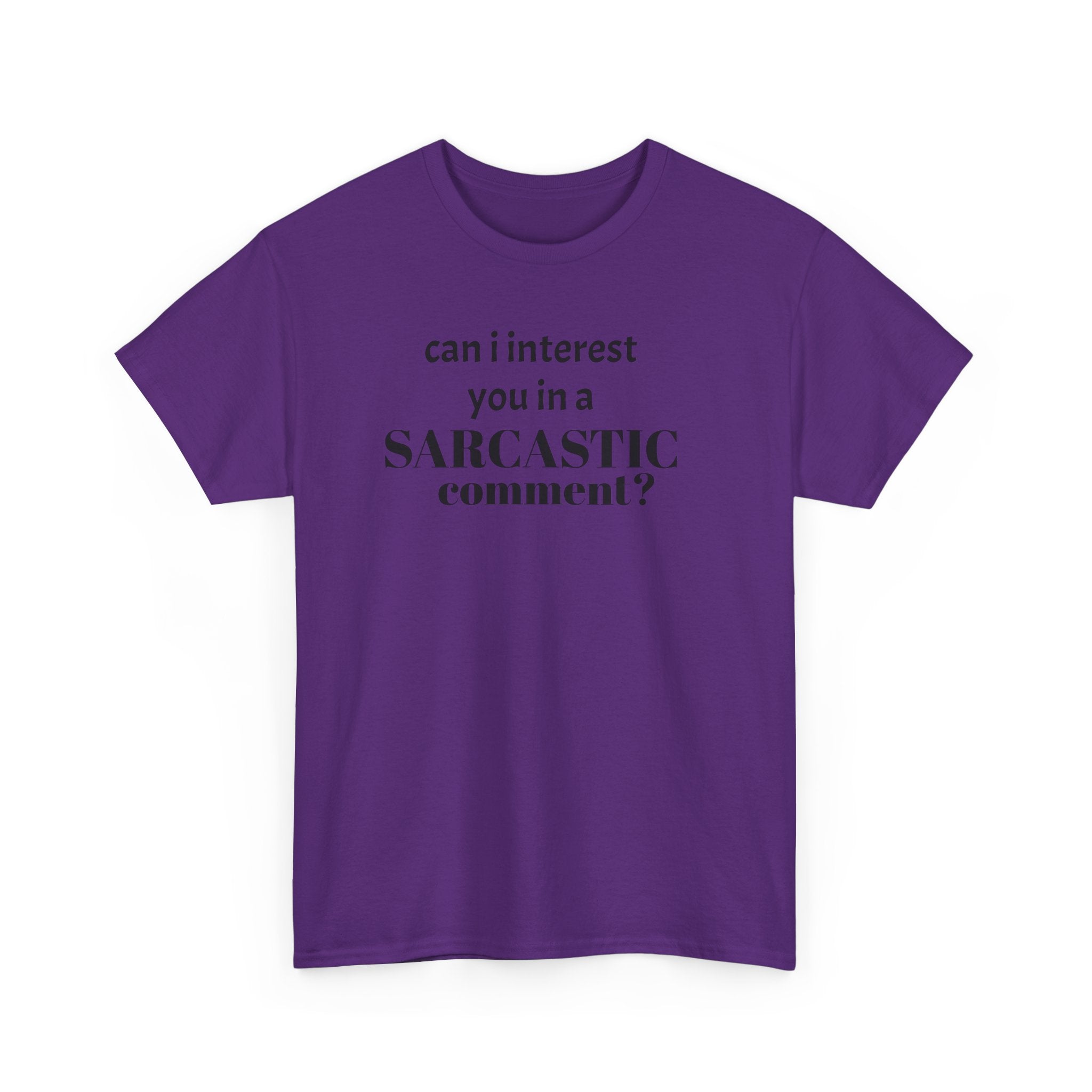 Can I Interest You in a Sarcastic Comment Tee | Sarcastic Quote Shirt