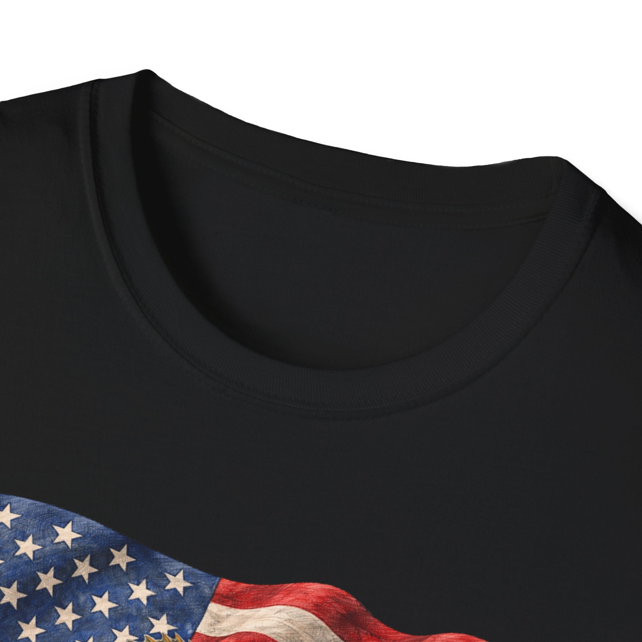 Bass American Flag Unisex Softstyle T-Shirt