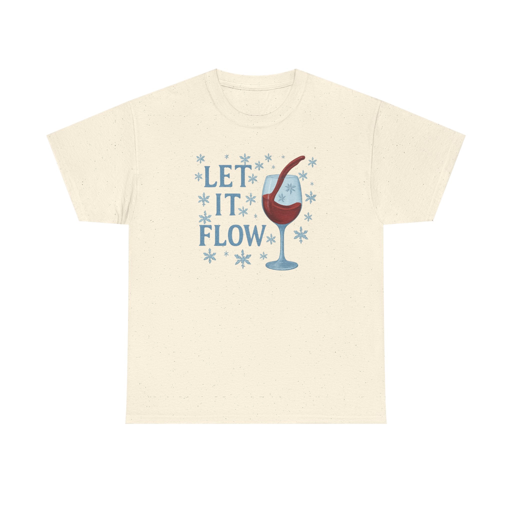 Let It Flow Wine Glass T-Shirt