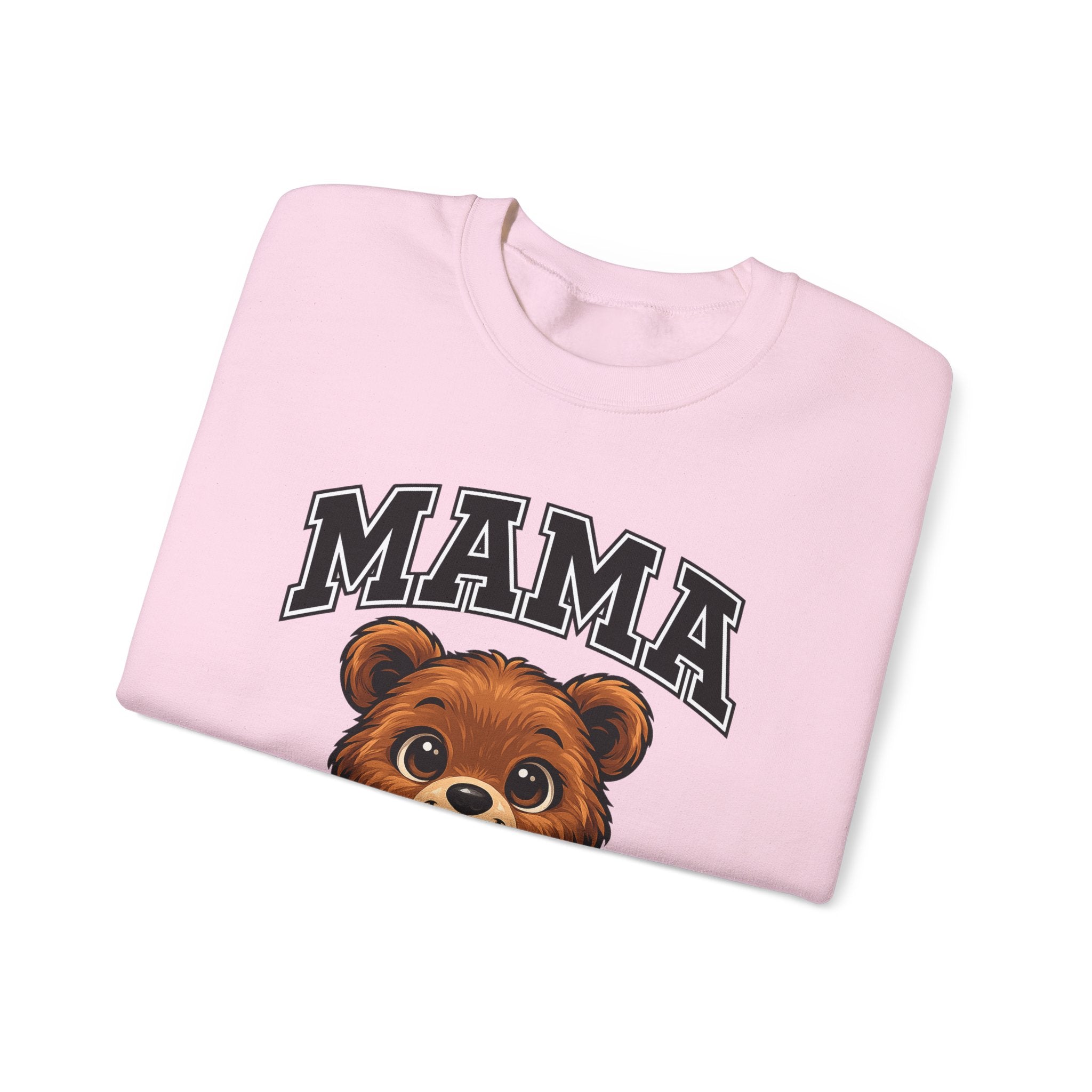 Mama Bear Sweatshirt — Cute Retro Bear Mom Crewneck